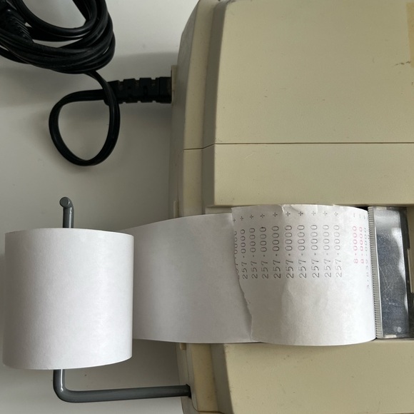 canon MP-25D III Adding Machine LARGE Display 12 Digit 2 Color Print Tested - Picture 6 of 9